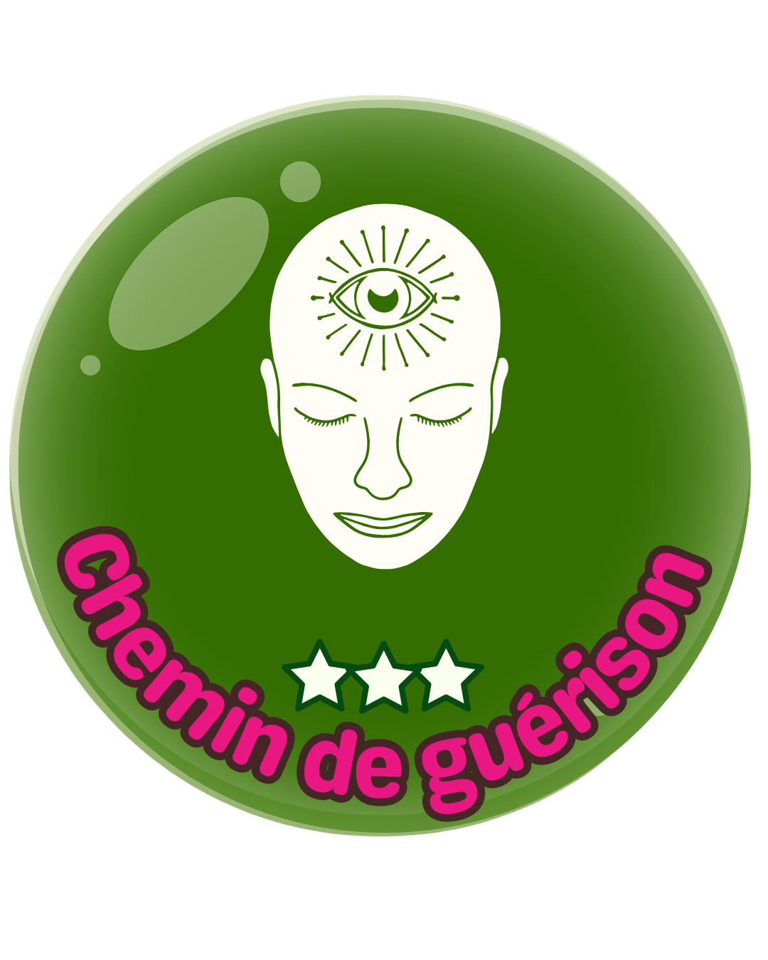 Badge chemin de guérison